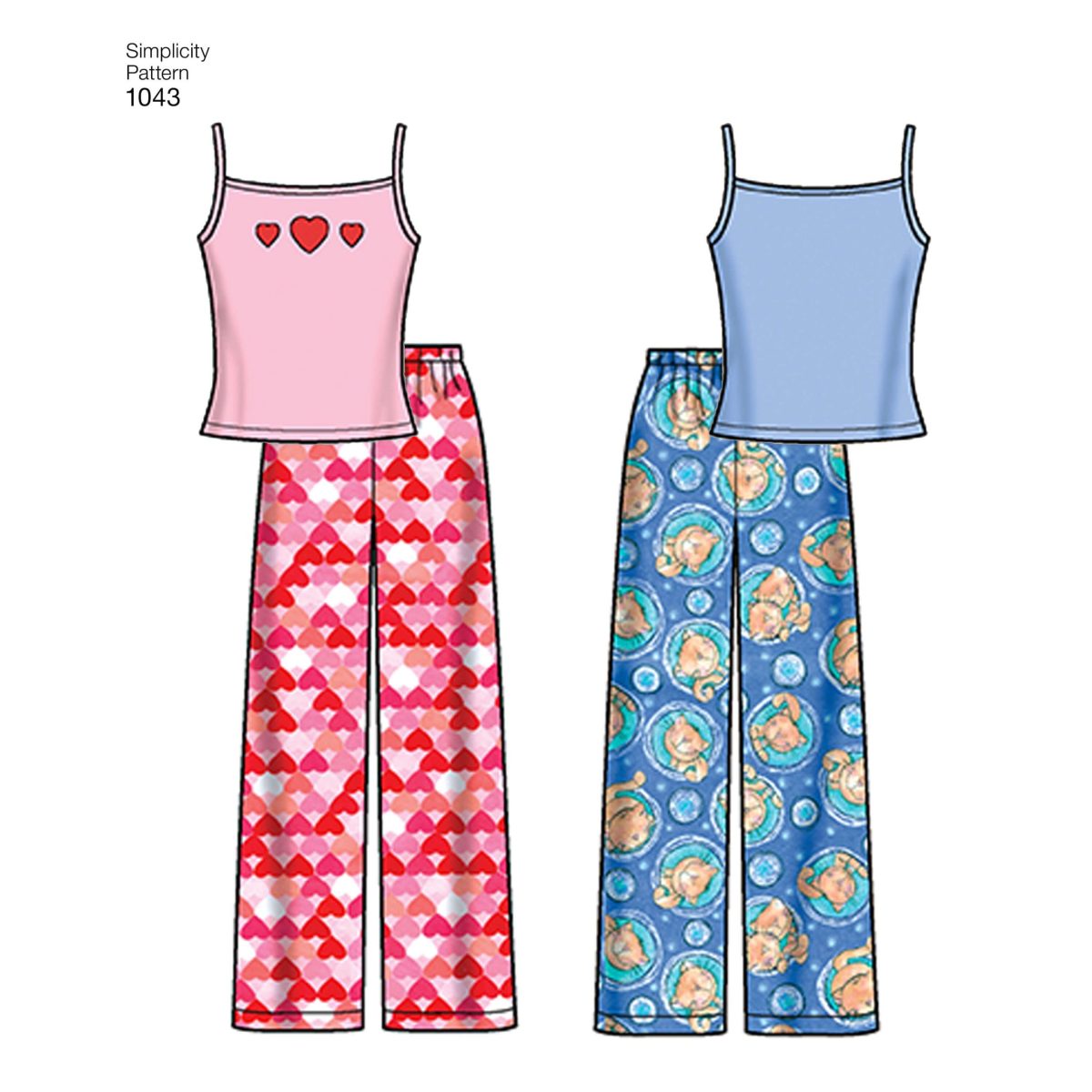 Simplicity Sewing Pattern 1043 Child's, Girls' and Boys' Separates