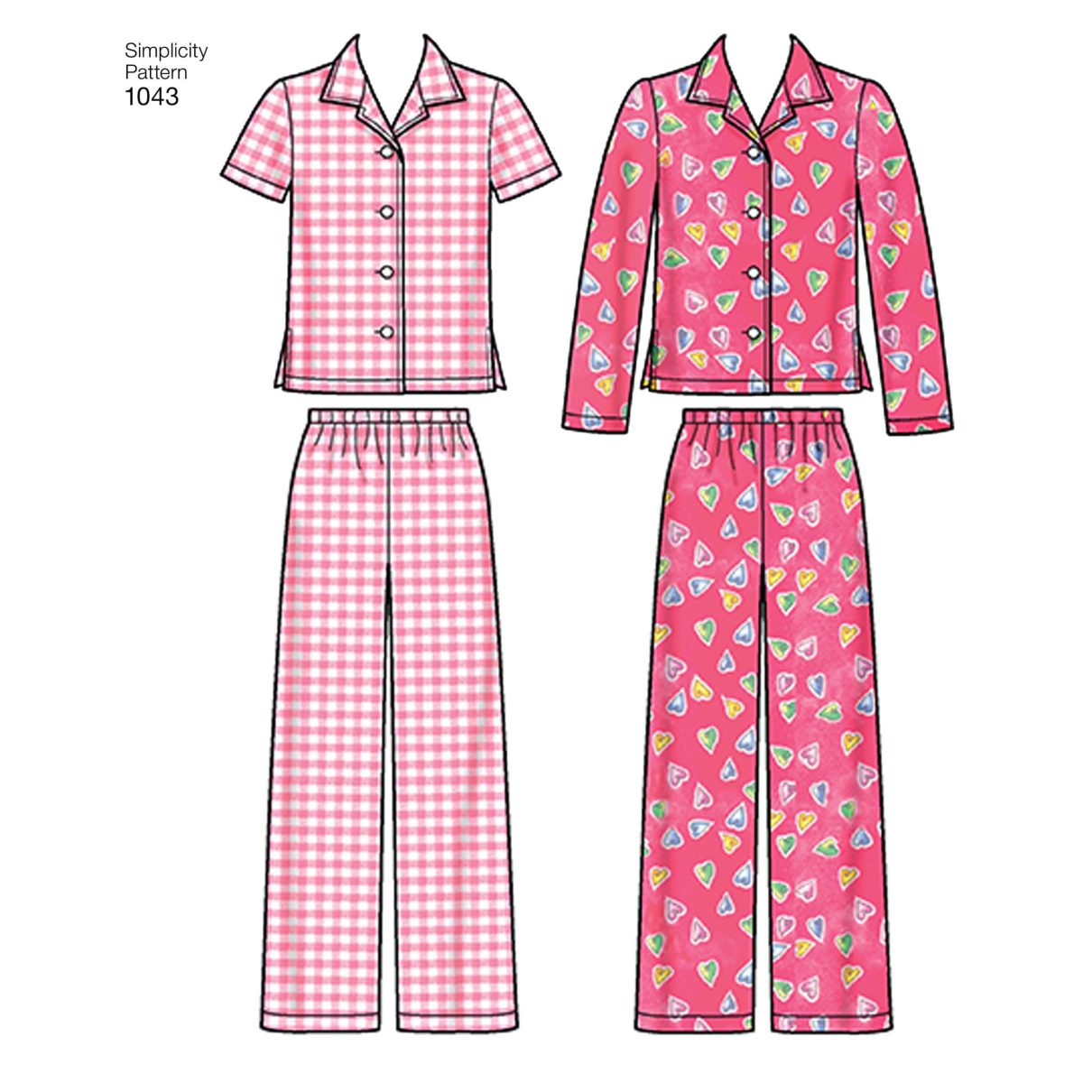 Simplicity Sewing Pattern 1043 Child's, Girls' and Boys' Separates