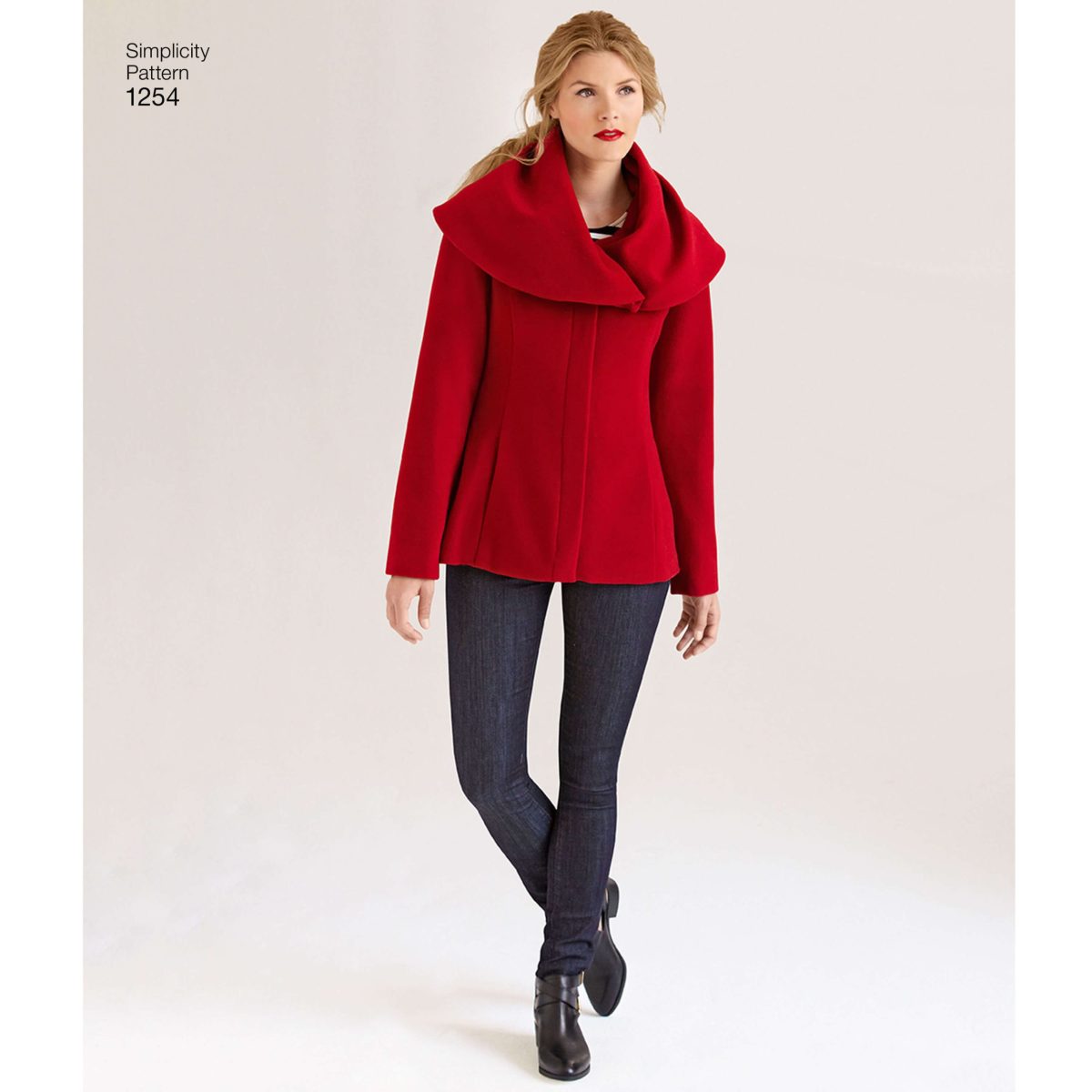 Simplicity Sewing Pattern 1254 Misses' Leanne Marshall Easy Lined Coat or Jacket