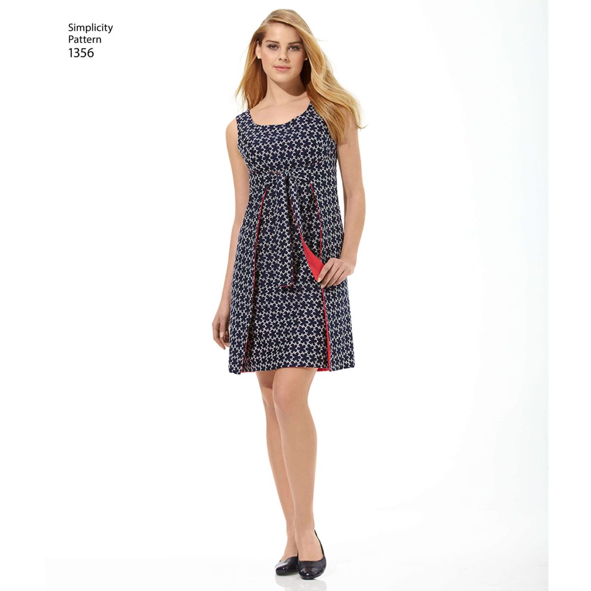 Simplicity Sewing Pattern 1356 Misses' Jiffy® Reversible Wrap Dress