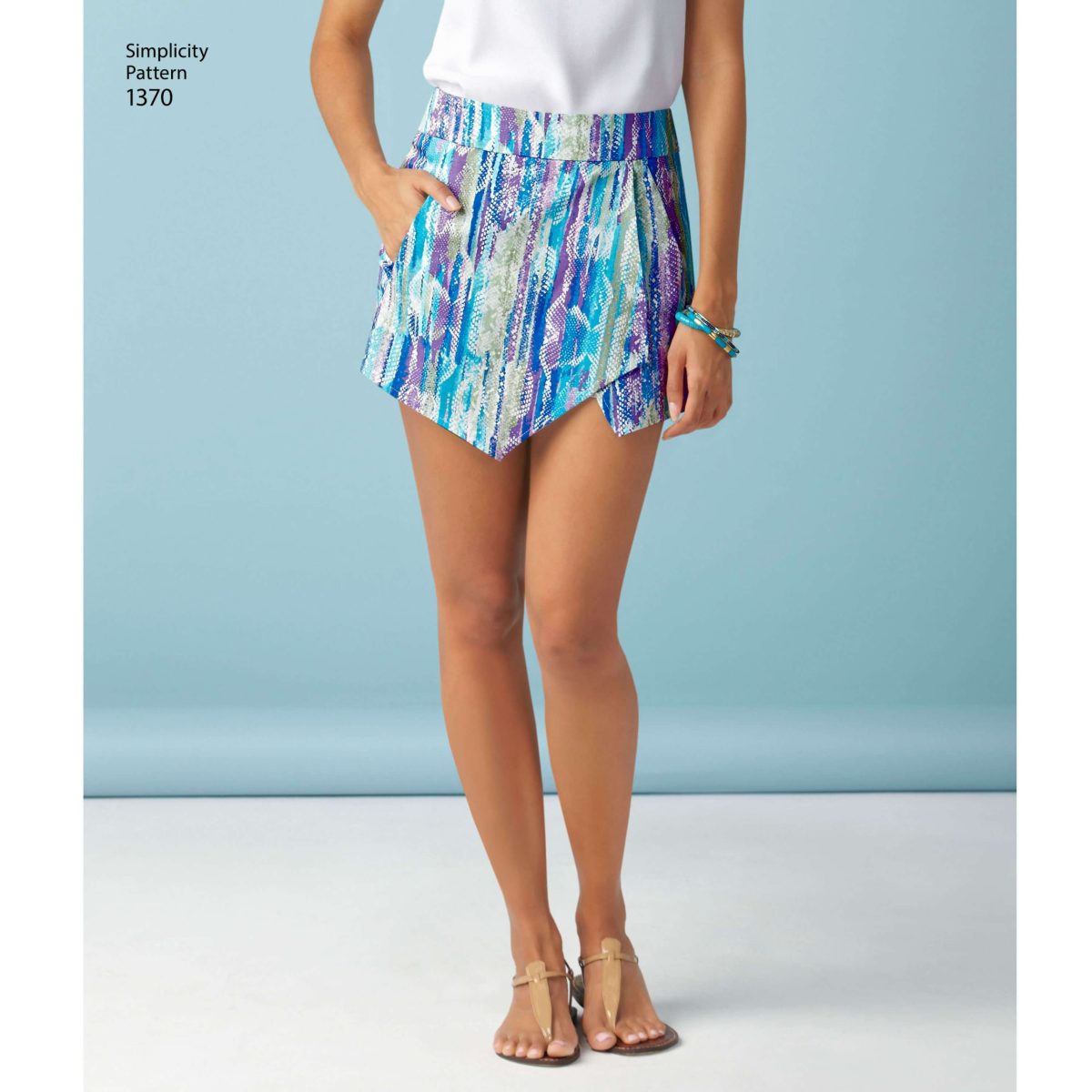 Simplicity Sewing Pattern 1370 Misses' Shorts, Skort and Skirt