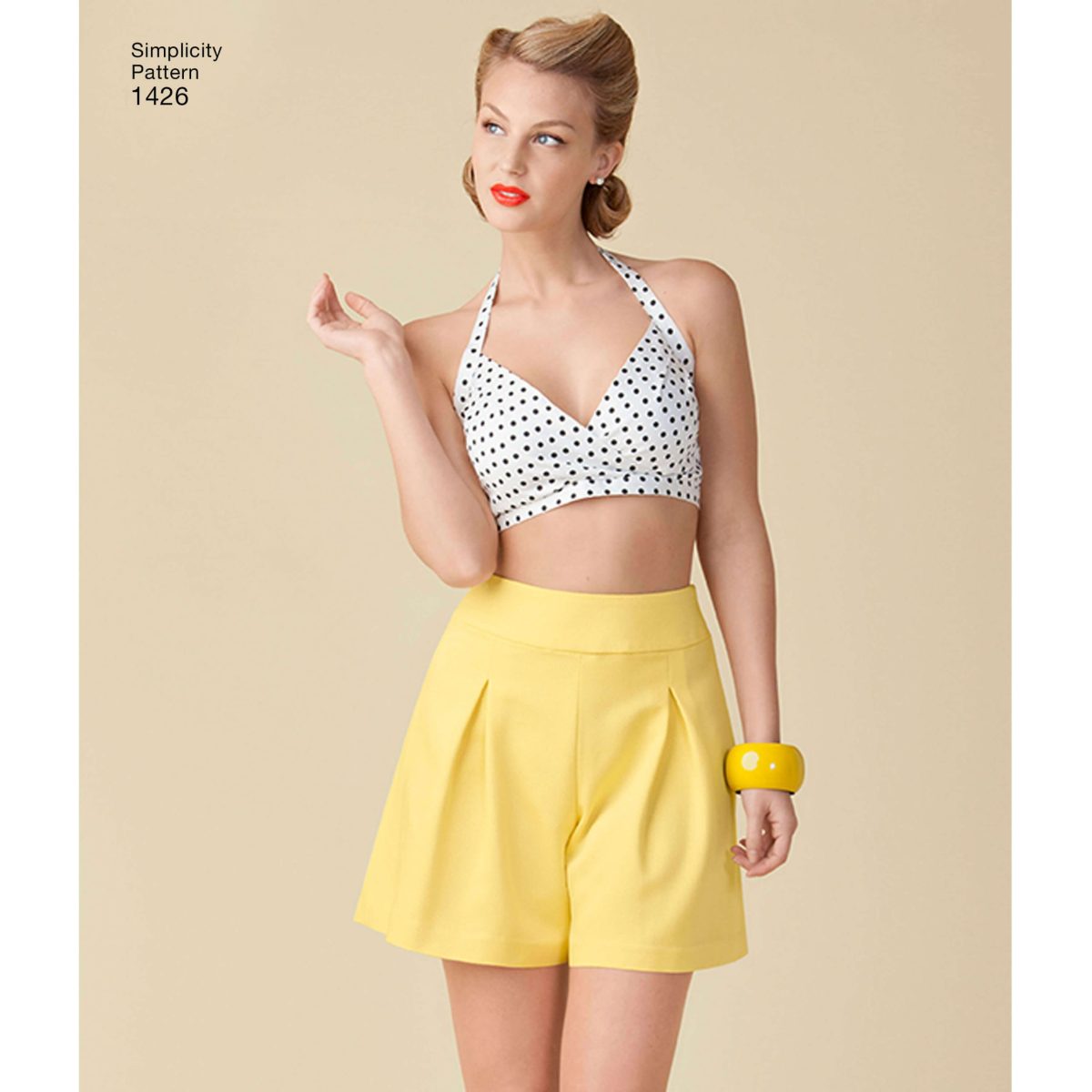 Simplicity Sewing Pattern 1426 Misses' Vintage 1950's Bra Tops