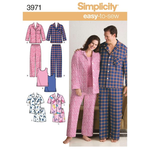 Women's & Men's Plus Size Sleepwear and Pyjamas