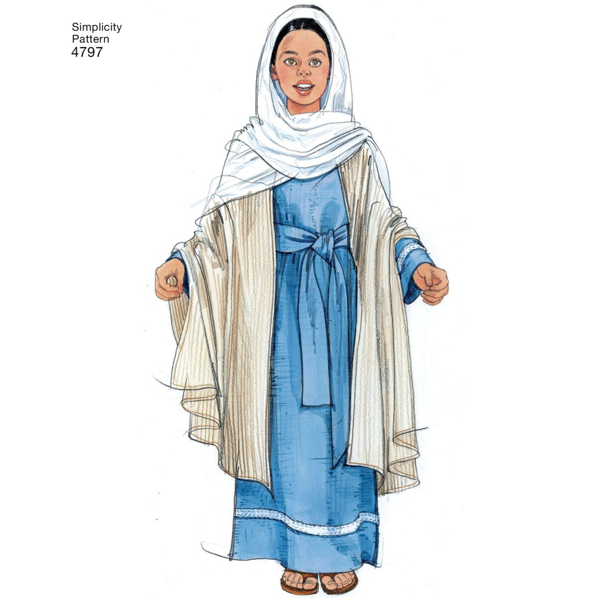 Simplicity Sewing Pattern 4797 Boy & Girl Costumes