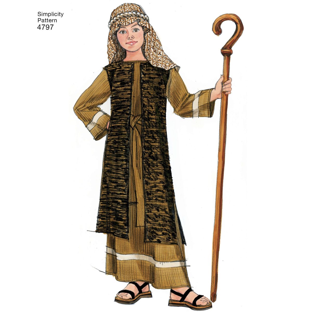 Simplicity Sewing Pattern 4797 Boy & Girl Costumes
