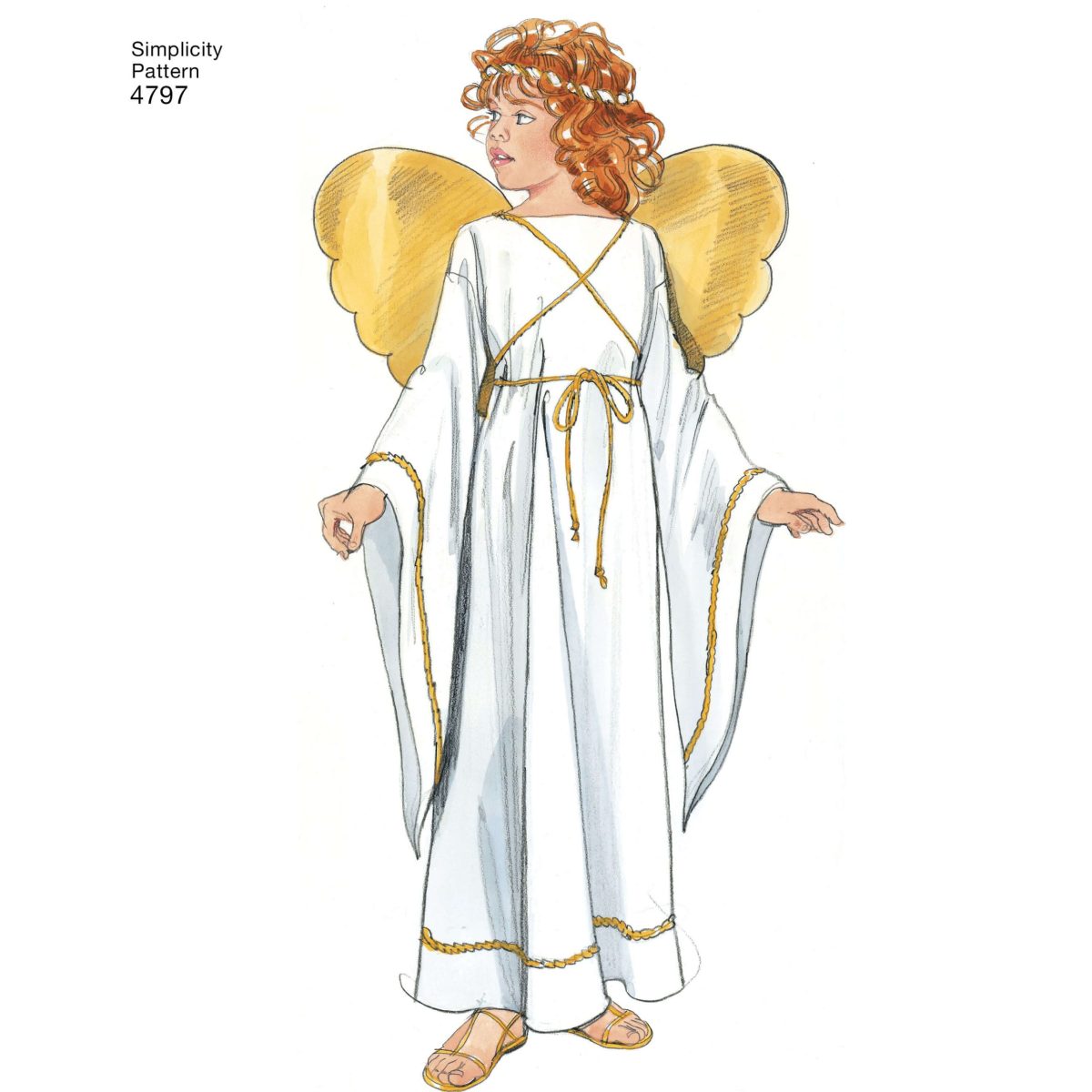 Simplicity Sewing Pattern 4797 Boy & Girl Costumes