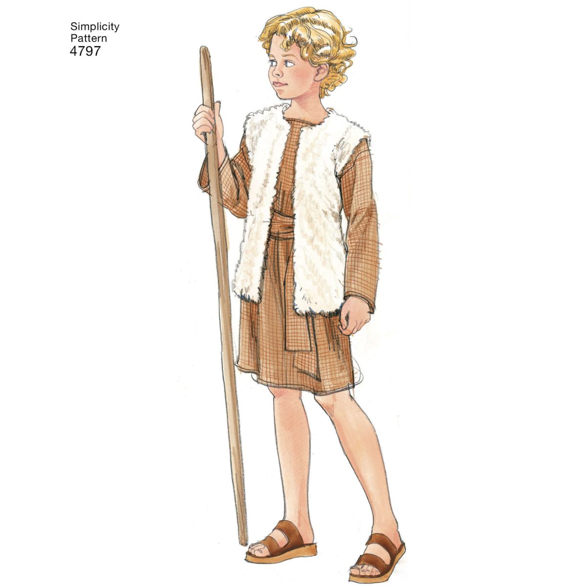 Simplicity Sewing Pattern 4797 Boy & Girl Costumes