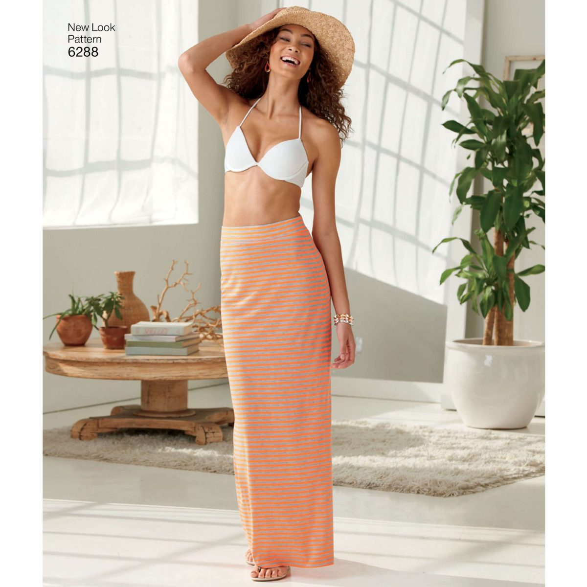 New Look Sewing Pattern N6288 Misses' Pull on Knit Skirts