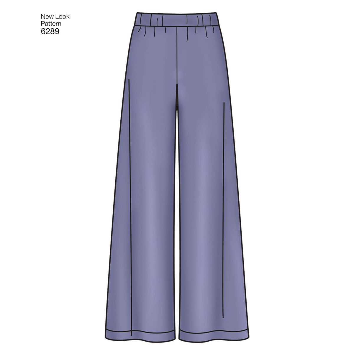 New Look Sewing Pattern N6289 Misses' Pull-on Trousers or Shorts and Tie Belt