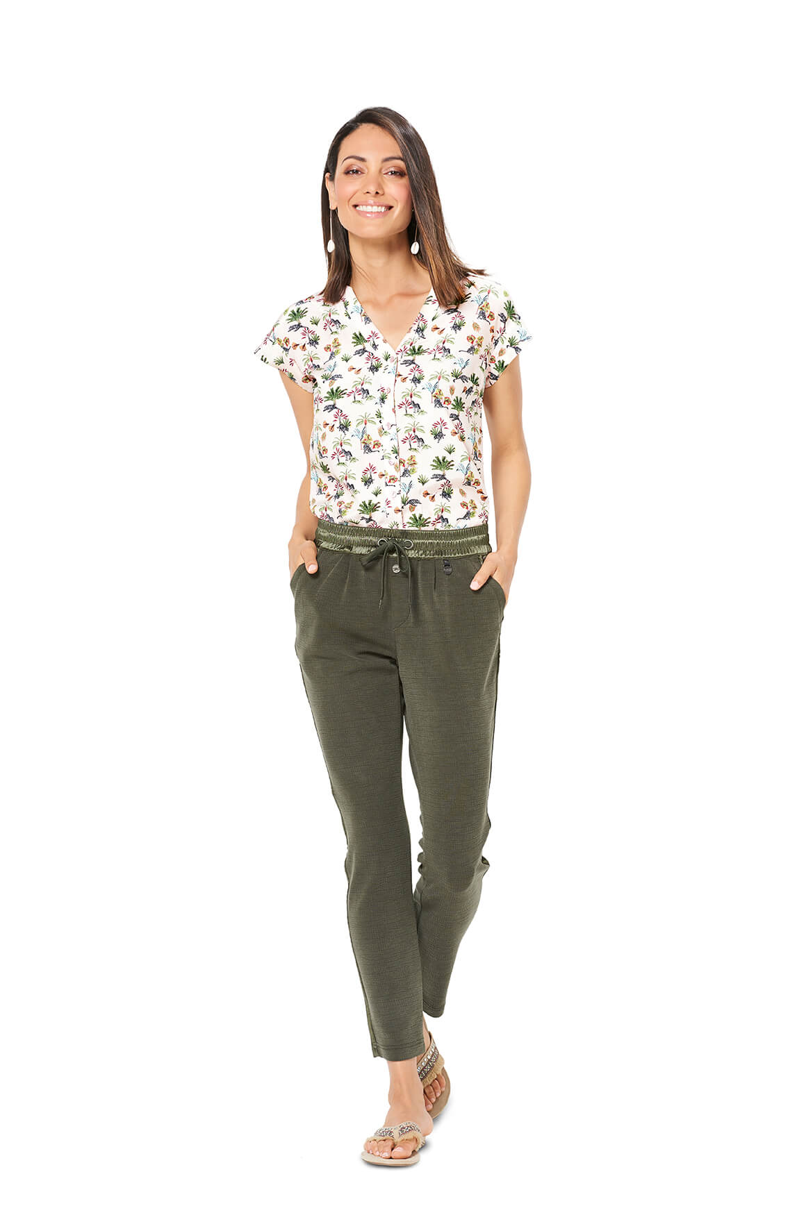 Burda Style Pattern 6326 Misses' shirt with v neck