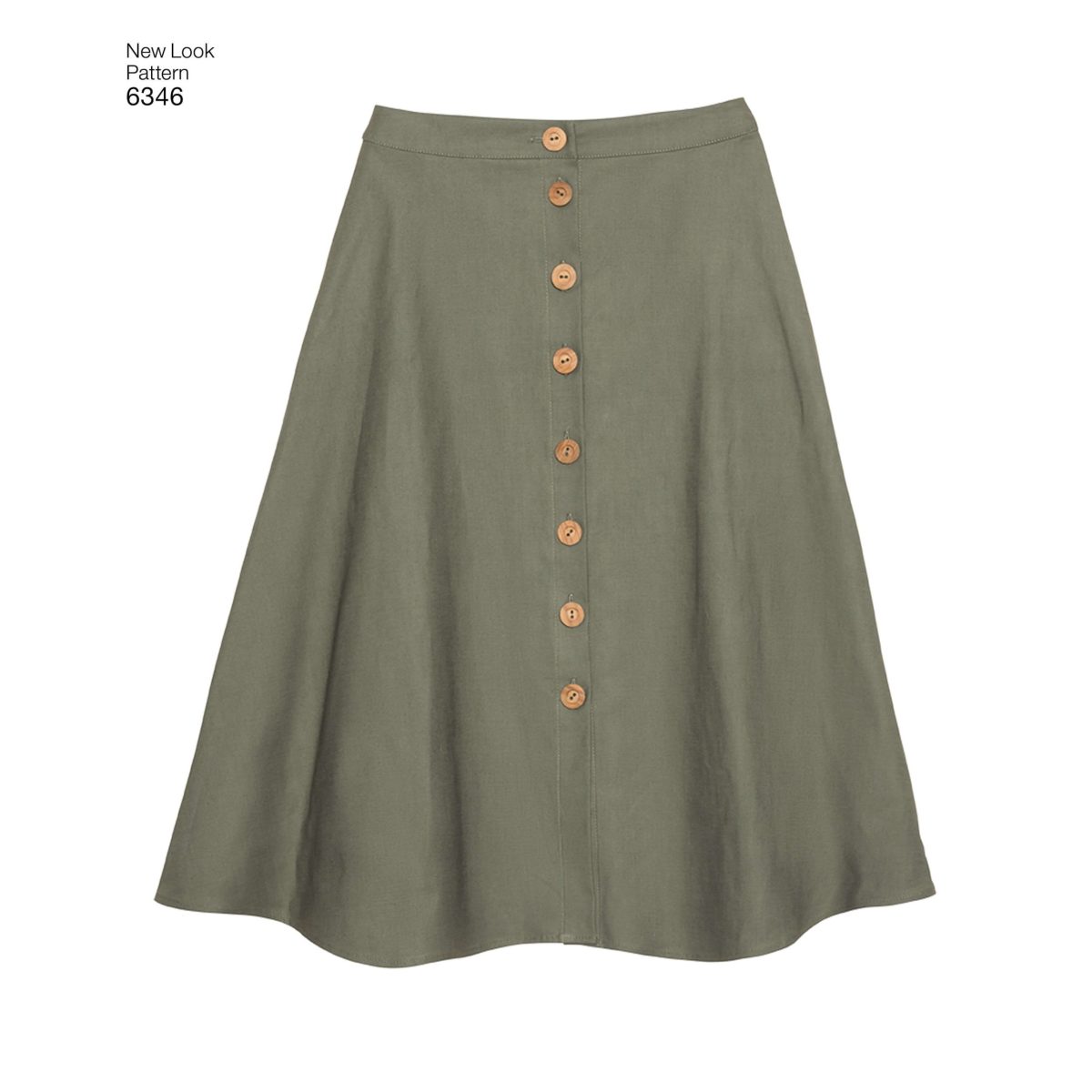 New Look Sewing Pattern N6346 Misses' Easy Skirts in Three Lengths