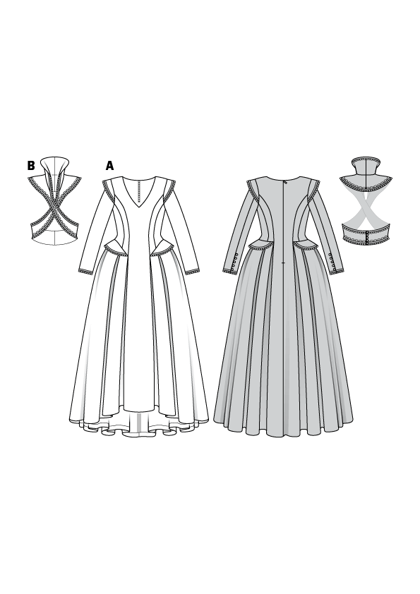 Burda Style Pattern B6398 Women’s Renaissance Dress - Sewdirect Australia