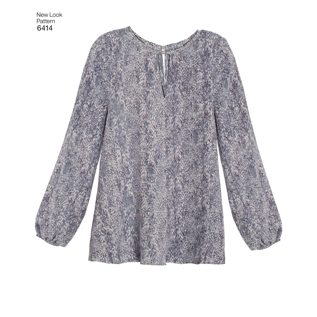 New Look Sewing Pattern N6414 Misses' Tunic and Top with Neckline Variations