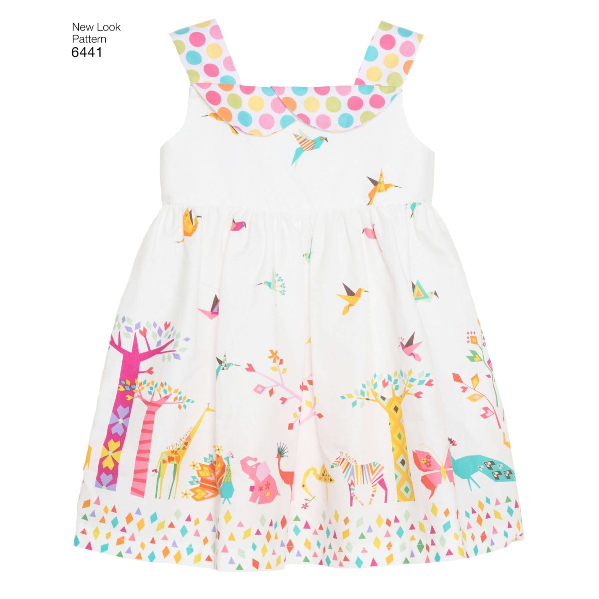 New Look Sewing Pattern N6441 Toddlers' Easy Dresses, Top and Cropped Trousers