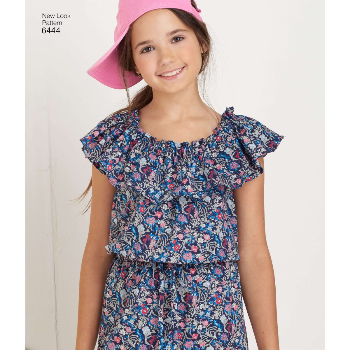 New Look Sewing Pattern N6444 Girl's Dress and Jumpsuit in Two Lengths