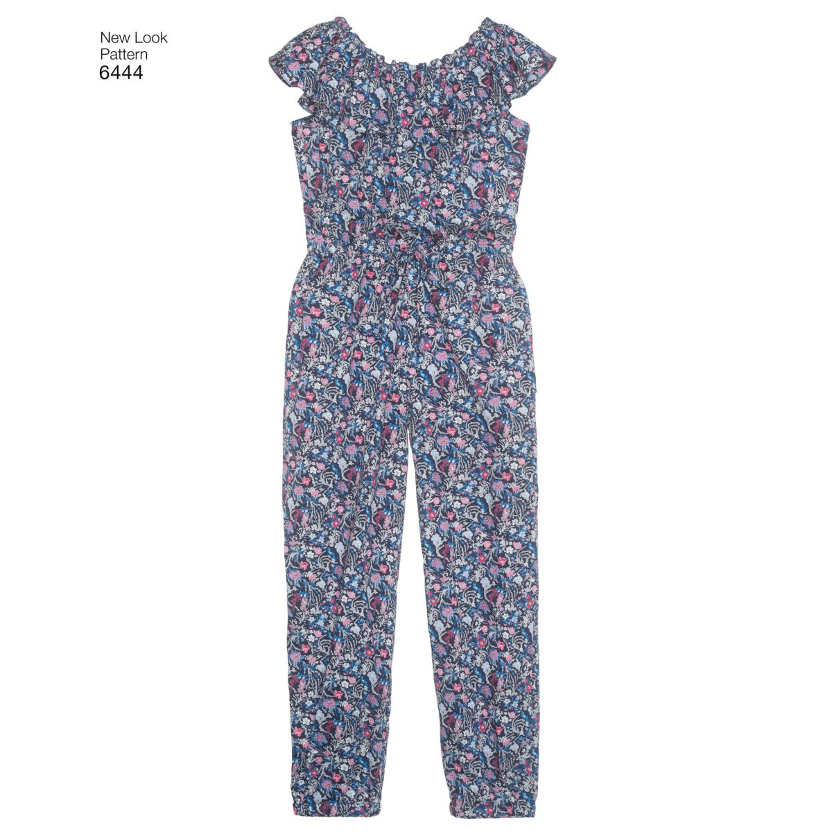 New Look Sewing Pattern N6444 Girl's Dress and Jumpsuit in Two Lengths