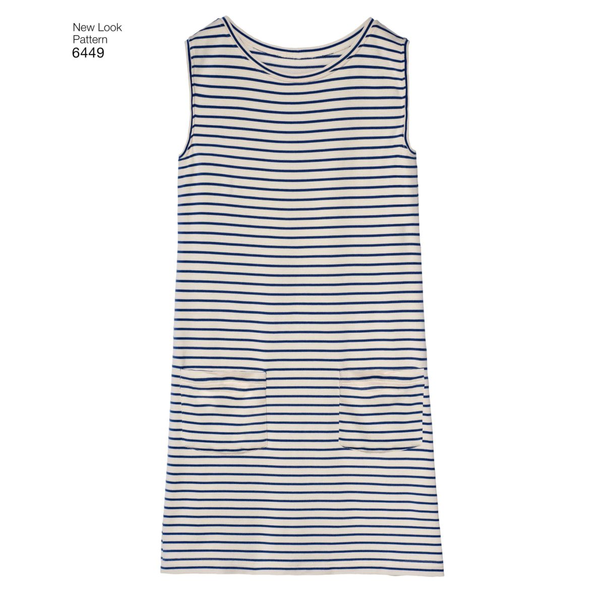 New Look Sewing Pattern N6449 Misses' Easy Shirt Dress and Knit Dress