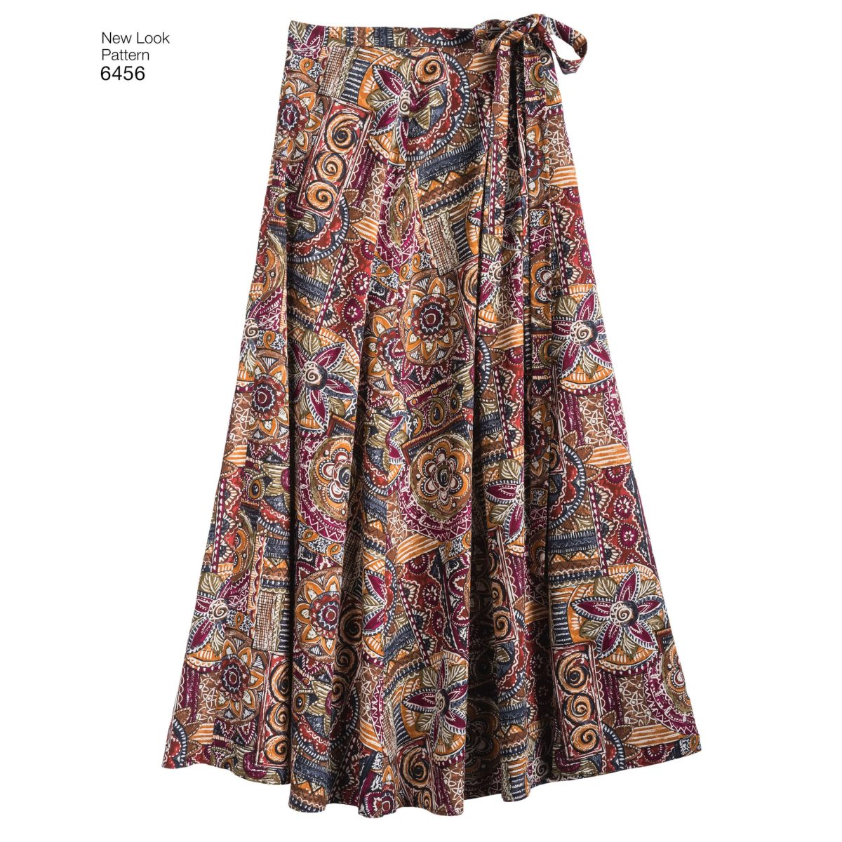 New Look Sewing Pattern N6456 Misses' Easy Wrap Skirts in Four Lengths