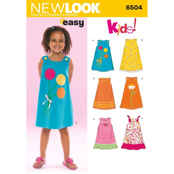 New Look Sewing Pattern N6504 Child's Dresses