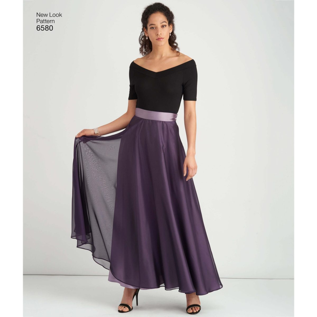 New Look Pattern 6580 Misses' Circle Skirt