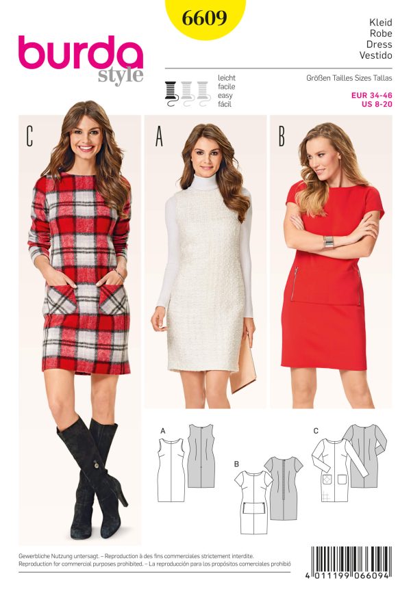 Burda Style Pattern 6609 Dress