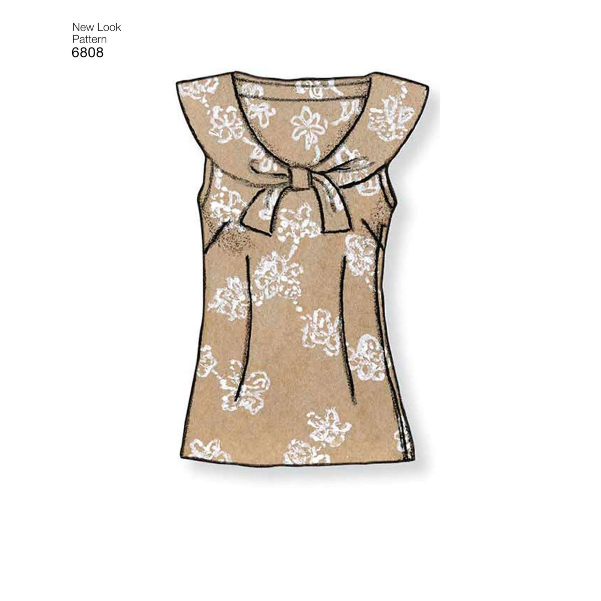 New Look Sewing Pattern N6808 Misses' Tops