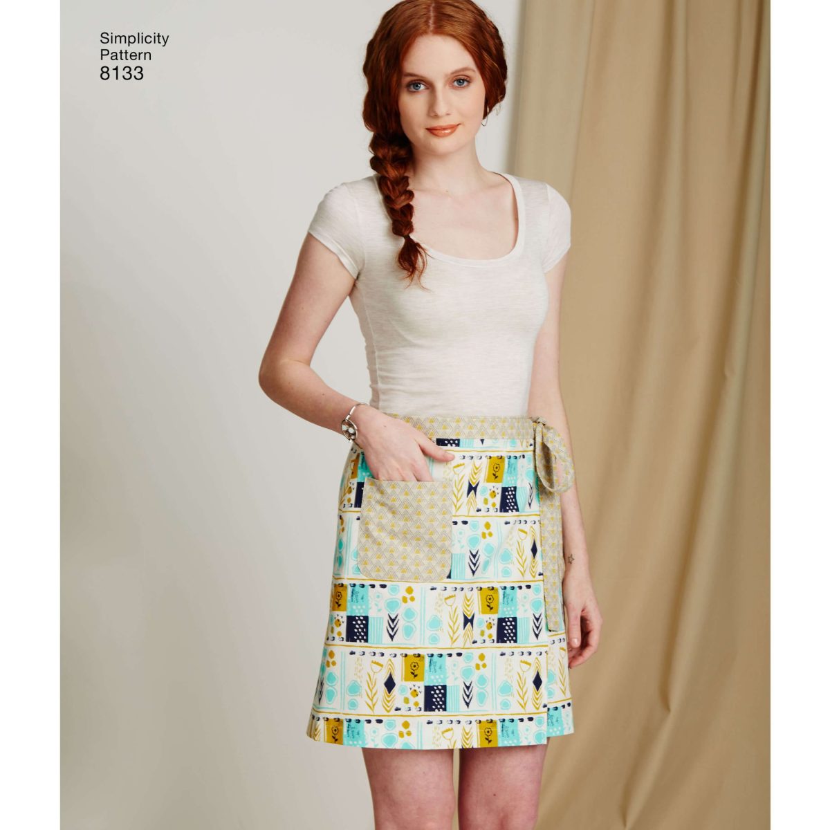 Simplicity Pattern 8133 Misses' Learn to Sew Wrap Skirts
