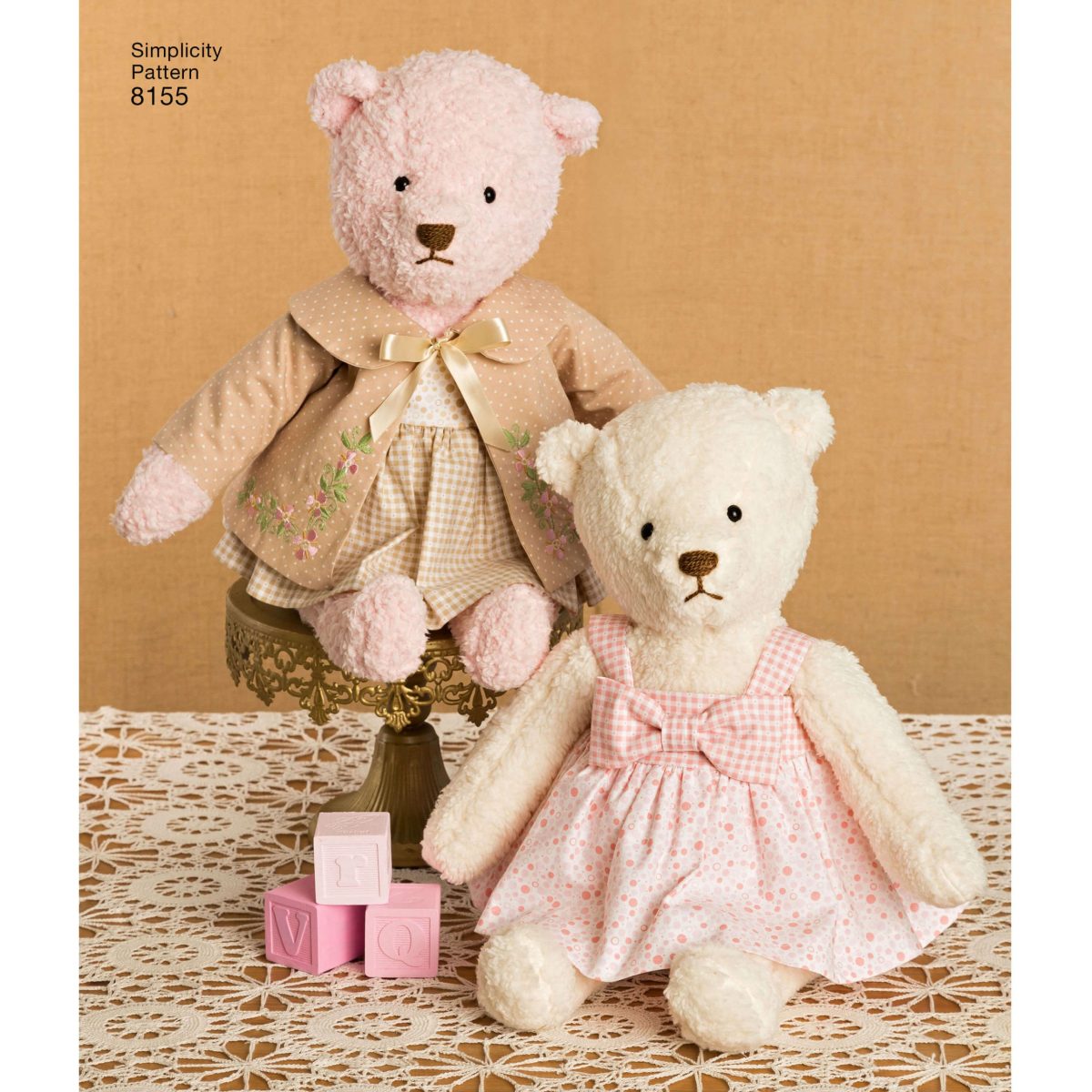 Simplicity Teddy Sewing Pattern, 8155