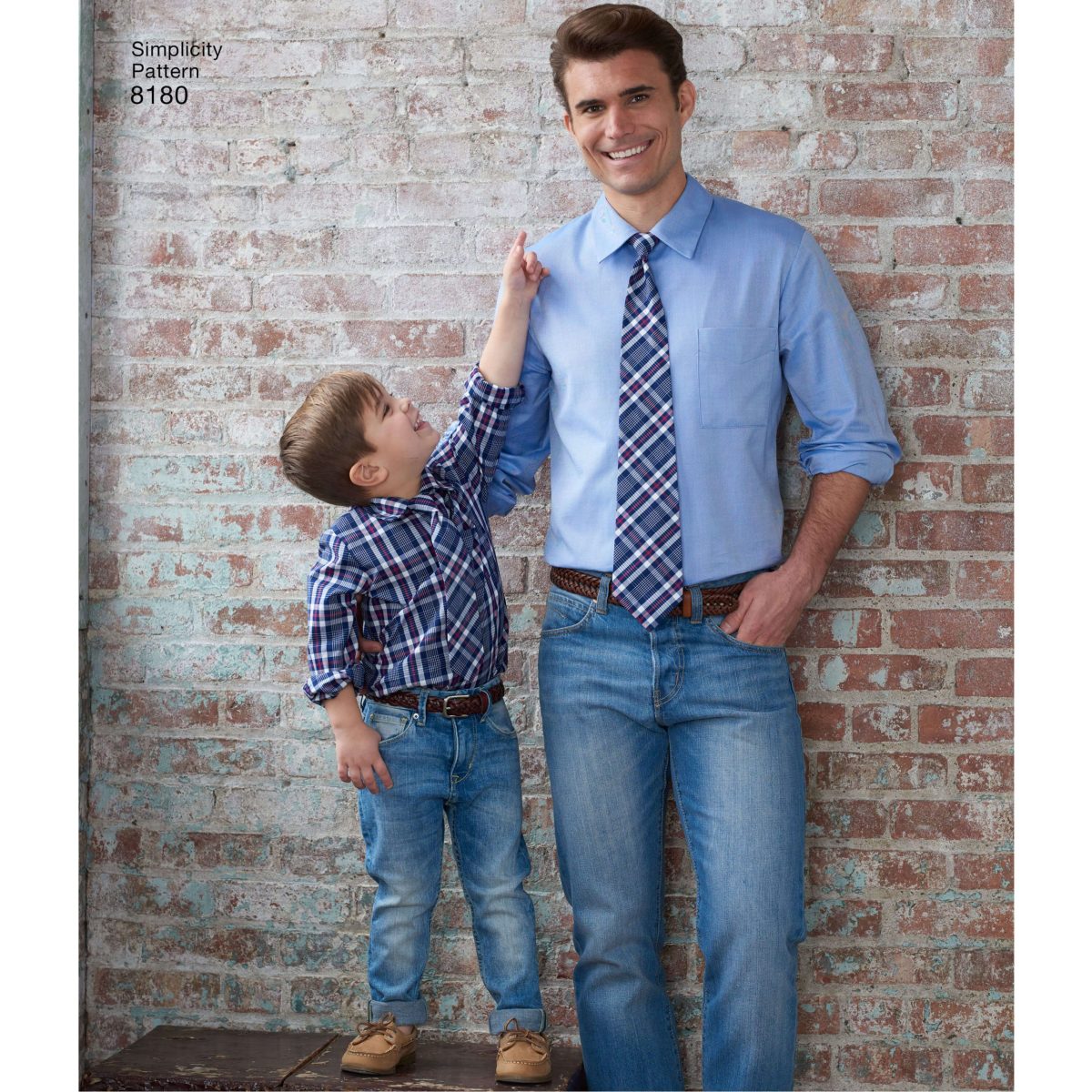 Simplicity Sewing Pattern 8180 Boys' and Men's Shirt, Boxer Shorts and Tie