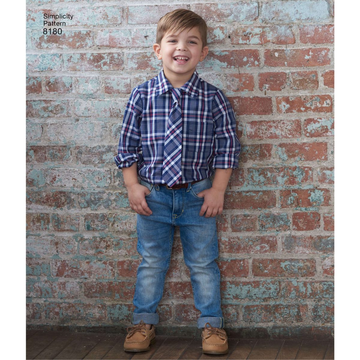 Simplicity Sewing Pattern 8180 Boys' and Men's Shirt, Boxer Shorts and Tie