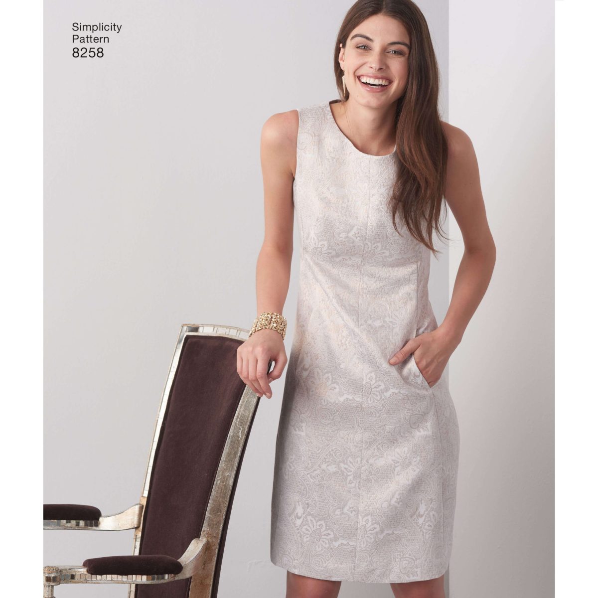Simplicity Pattern 8258 Misses' and Plus Size Amazing Fit Dress