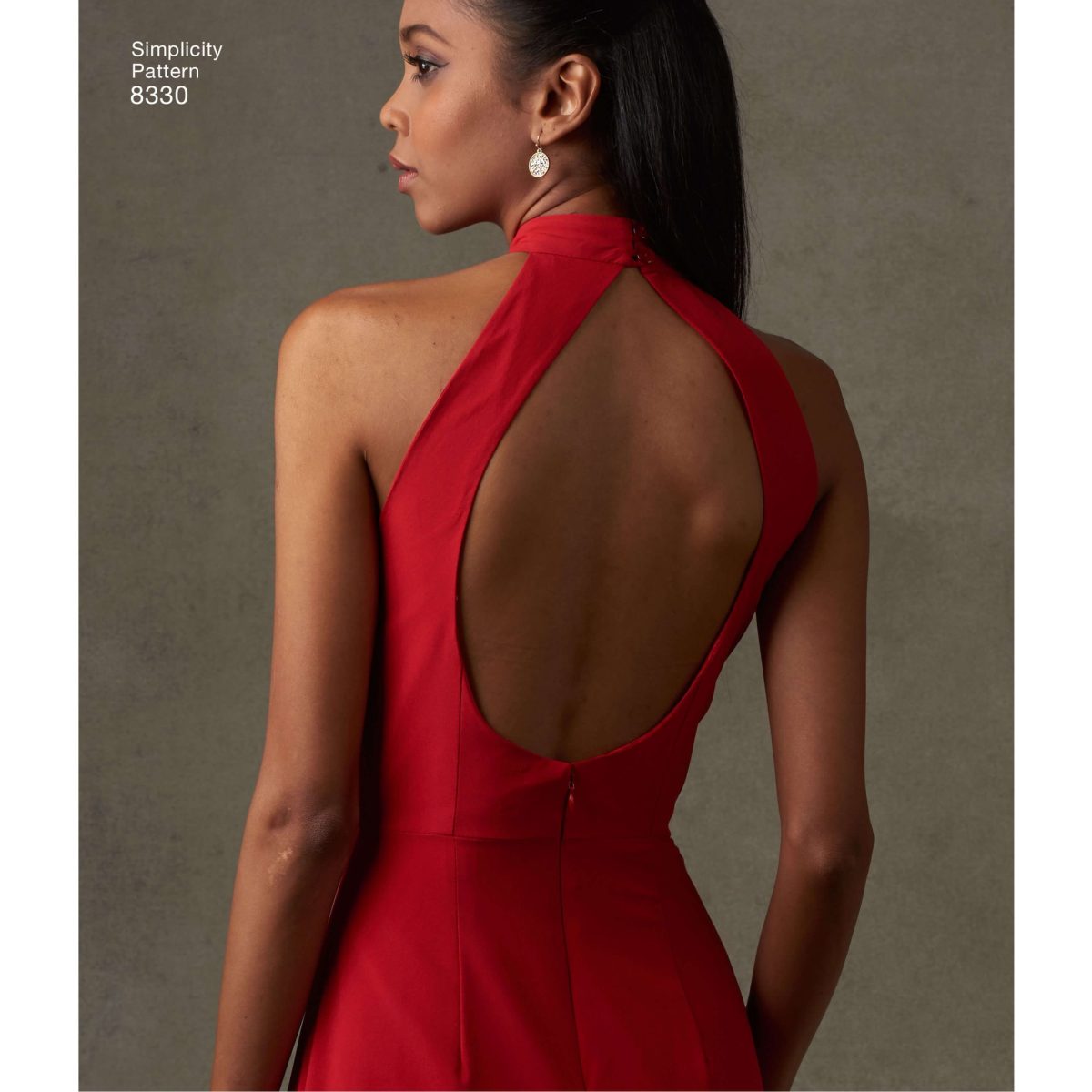Simplicity Pattern 8330 Misses' Dress with Skirt and Back Variations