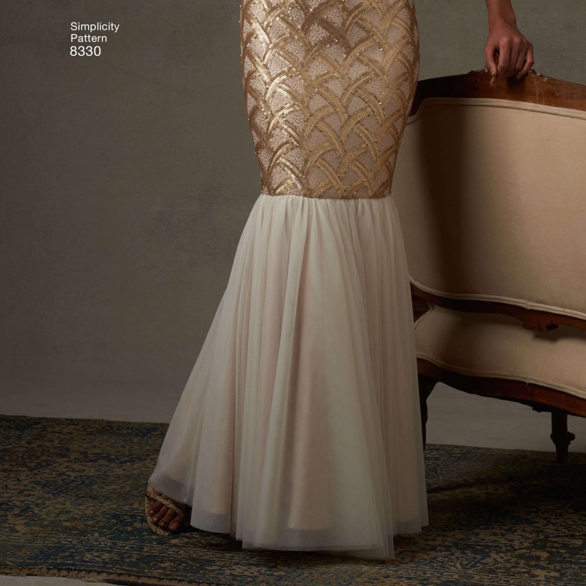 Simplicity Pattern 8330 Misses' Dress with Skirt and Back Variations