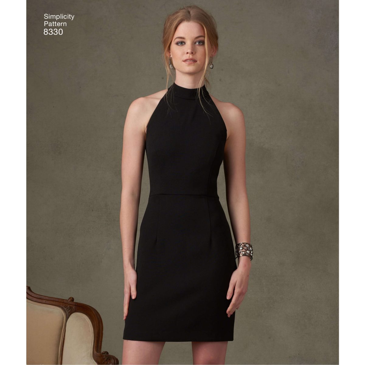 Simplicity Pattern 8330 Misses' Dress with Skirt and Back Variations