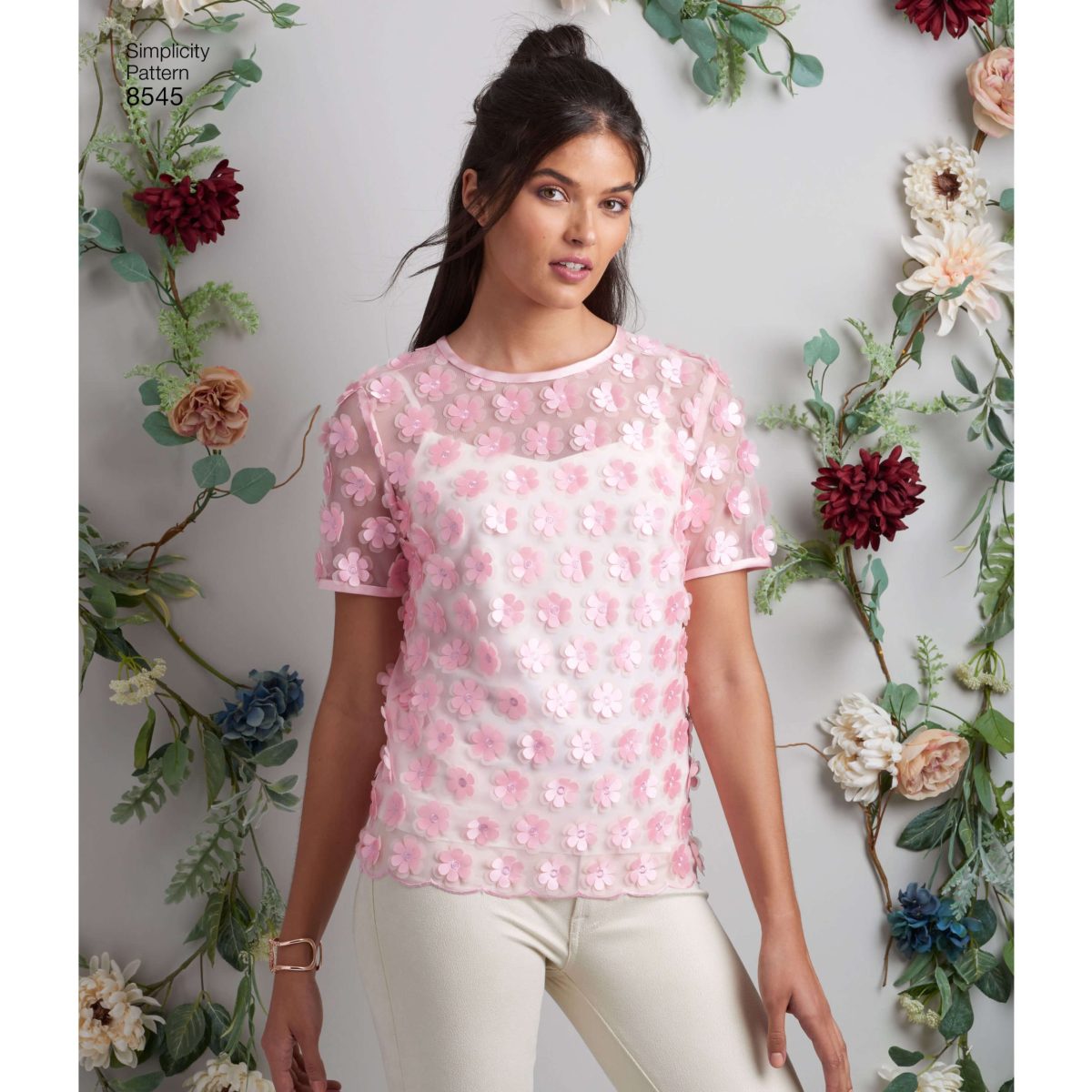 Simplicity Pattern 8545 Misses' and Petite Dress and Top