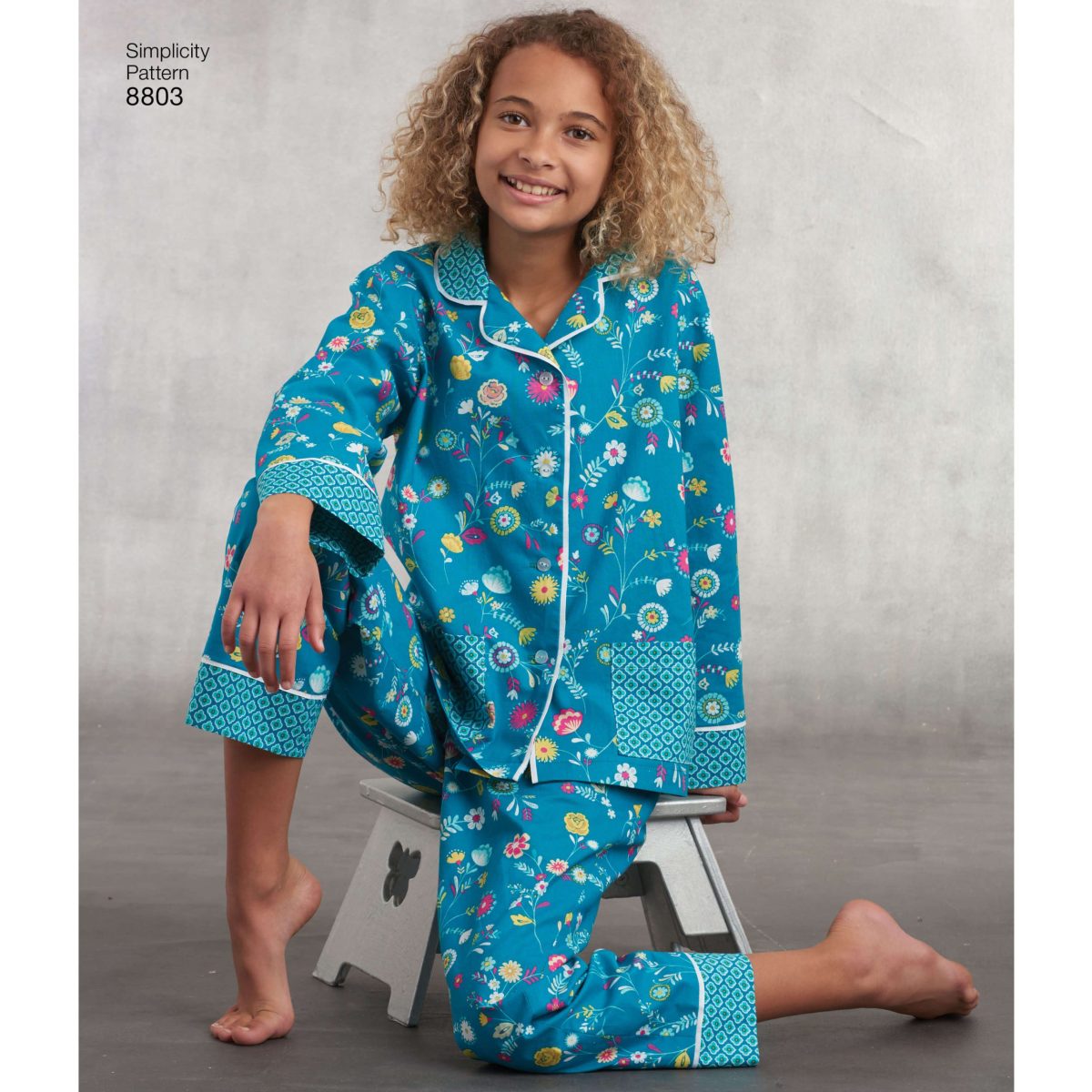 Simplicity Sewing Pattern 8803 Girls and Misses Set of Lounge Trousers and Shirt