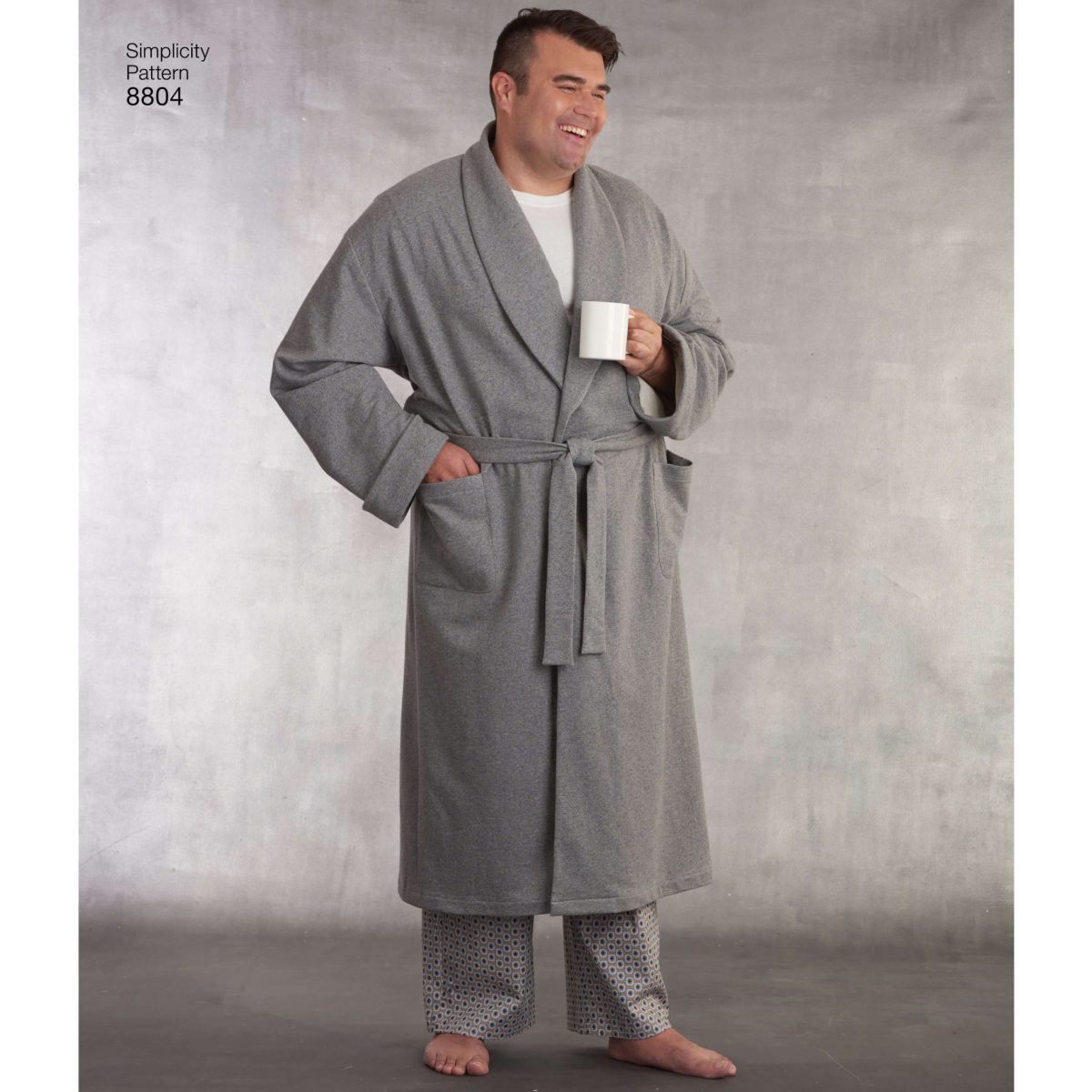 Simplicity Sewing Pattern 8804 Women's and Men's Robe and Trousers