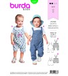 Burda Style Pattern B9337 Baby's Bidded Trousers