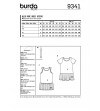 Burda Style Pattern B9341 Child's Summer Jersey Dresses