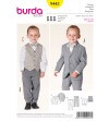 Burda B9443 Boy's three-piece suit