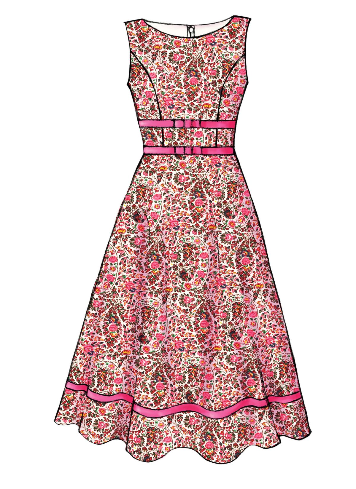 Butterick Sewing Pattern B4443 Misses'/Misses' Petite Dress