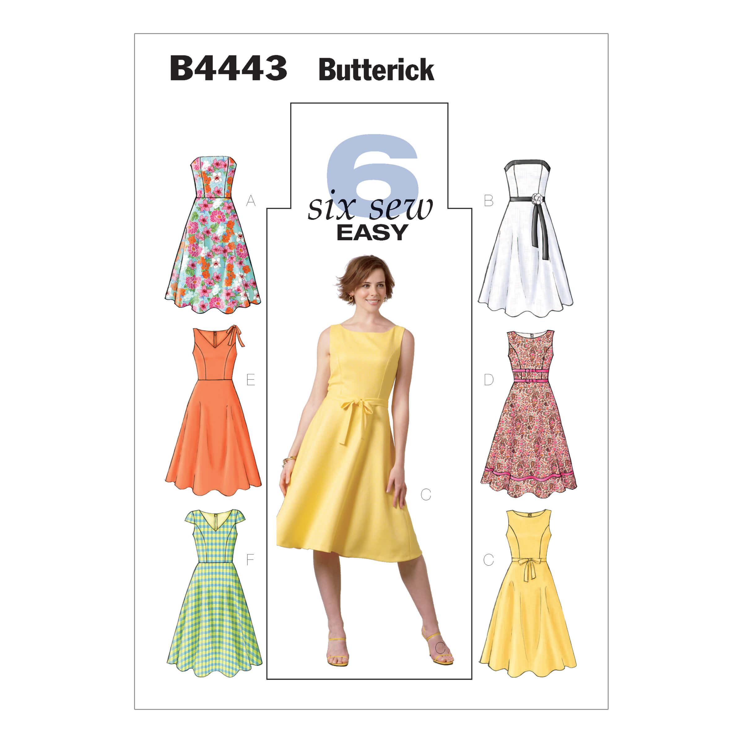 Butterick Sewing Pattern B4443 Misses'/Misses' Petite Dress
