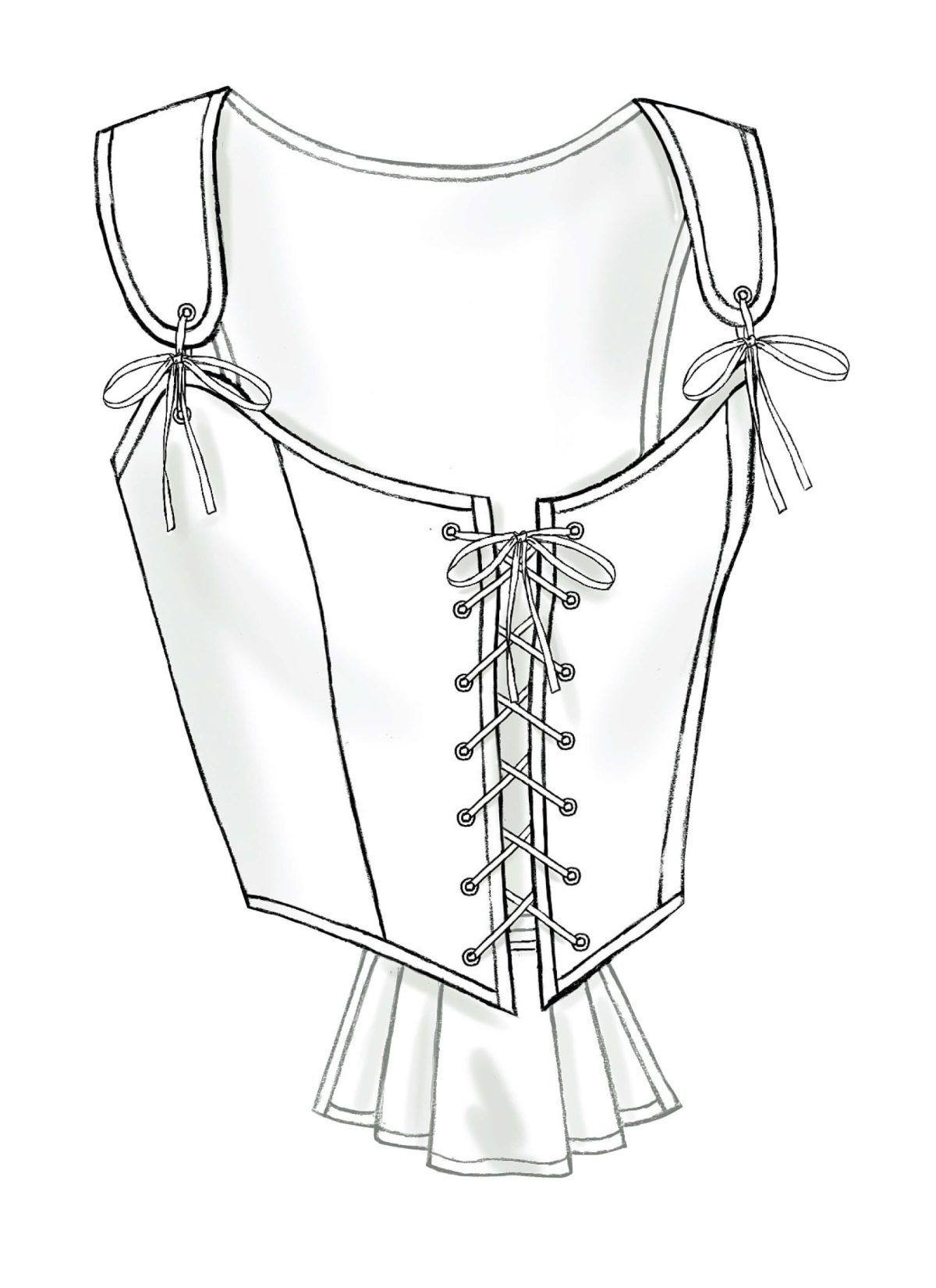 Butterick Sewing Pattern B4669 Misses' Corset