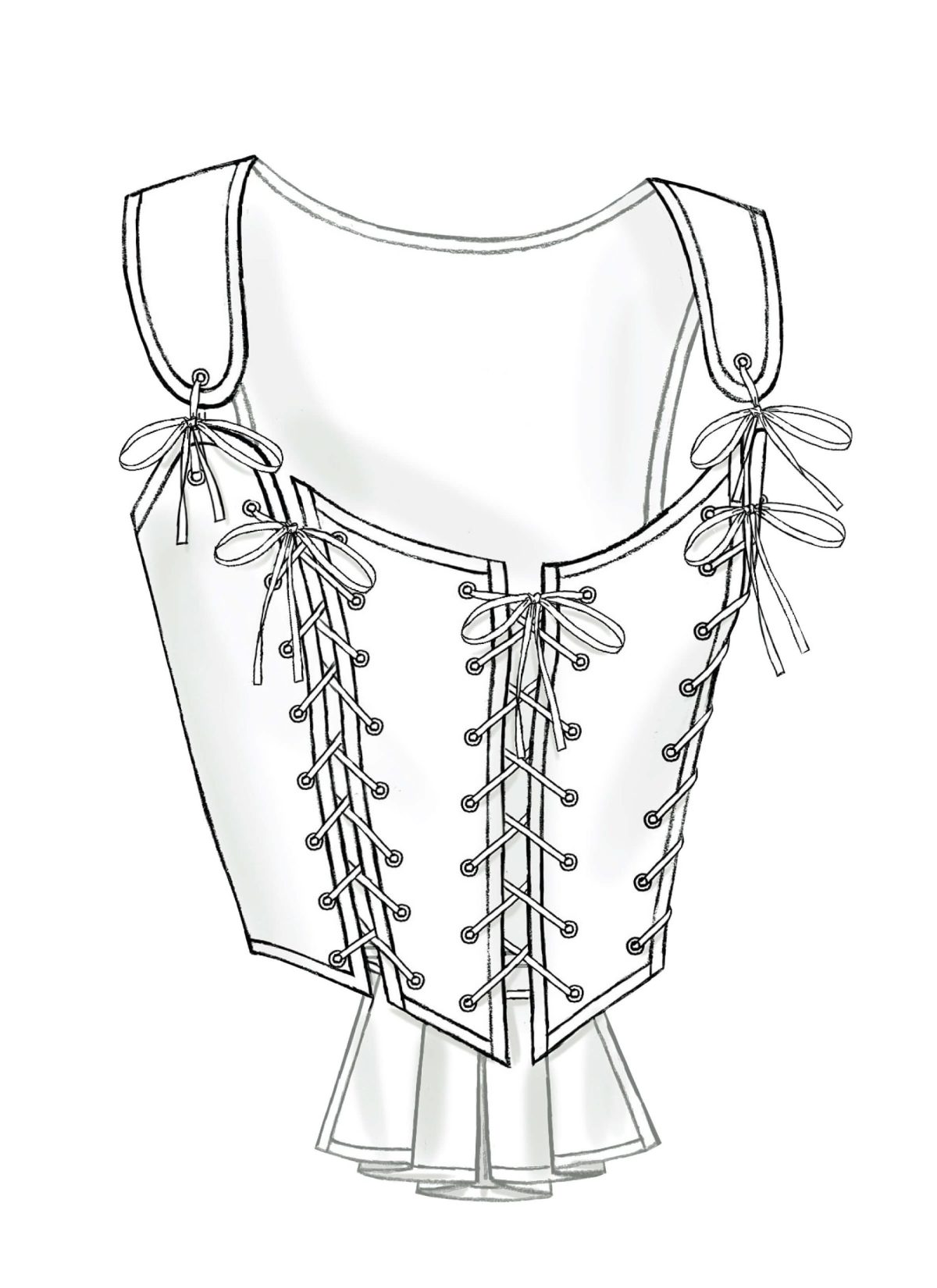 Butterick Sewing Pattern B4669 Misses' Corset