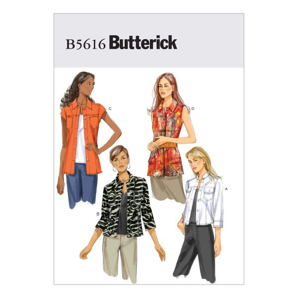 Butterick Sewing Pattern B5616 Misses' Jacket