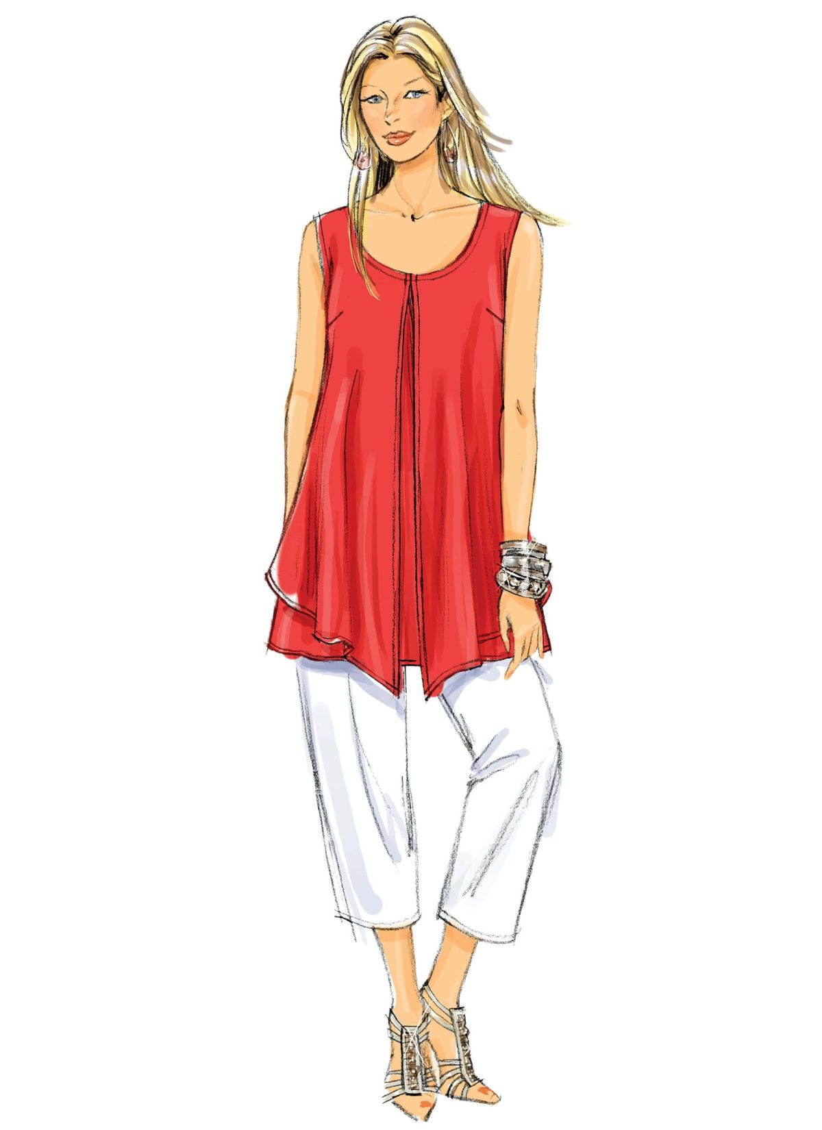 Butterick Sewing Pattern B5655 Misses'/Women's Top, Dress and Pants