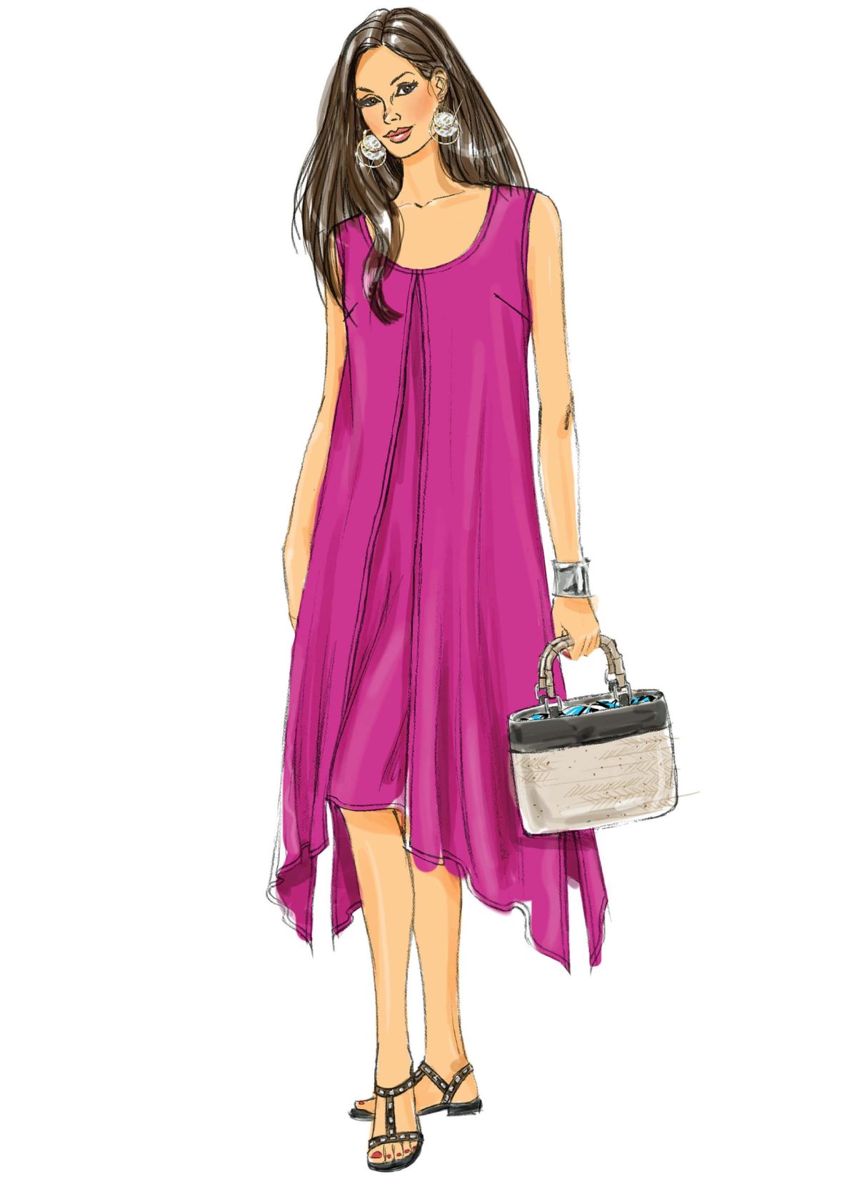 Butterick Sewing Pattern B5655 Misses'/Women's Top, Dress and Pants