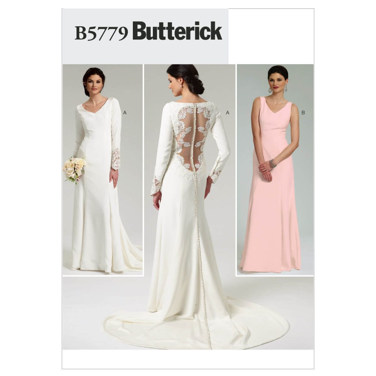 Butterick Sewing Pattern B5779 Misses' Bridal Dress