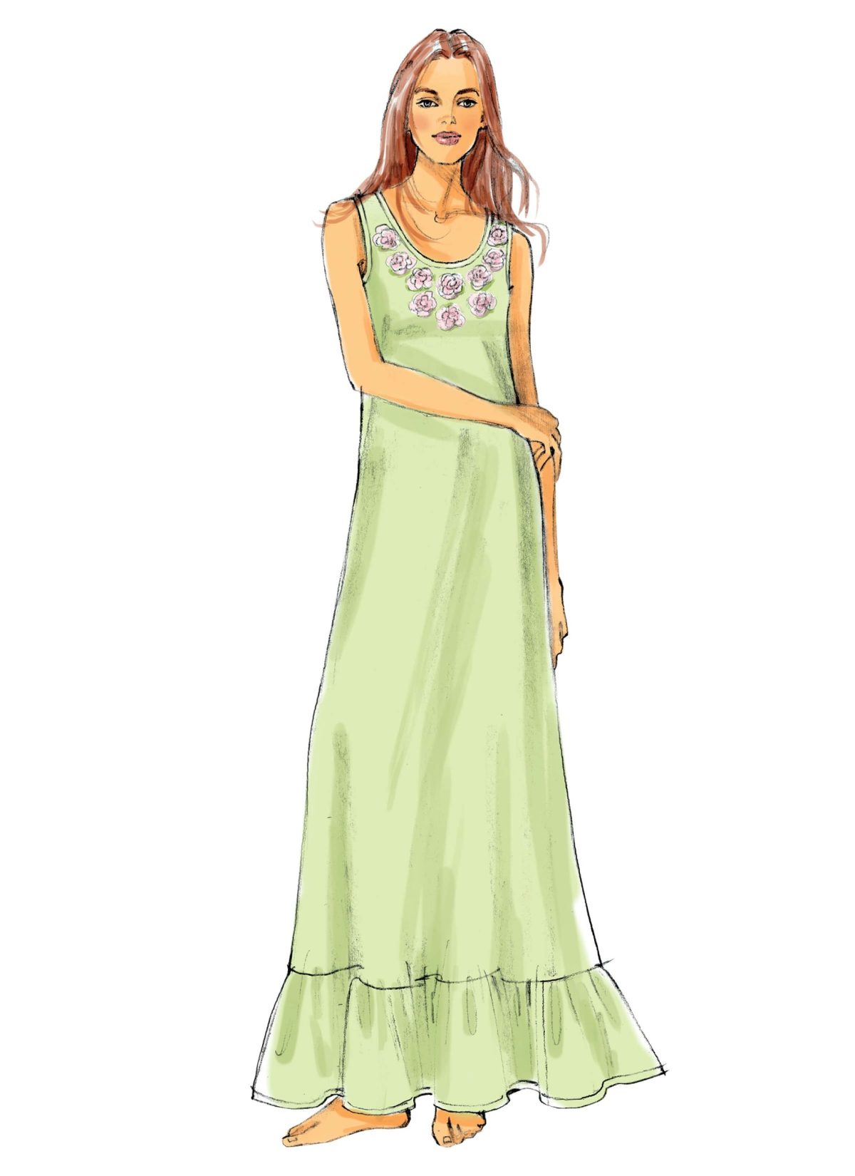 Butterick Sewing Pattern B5792 Misses' Top, Gown and Pants