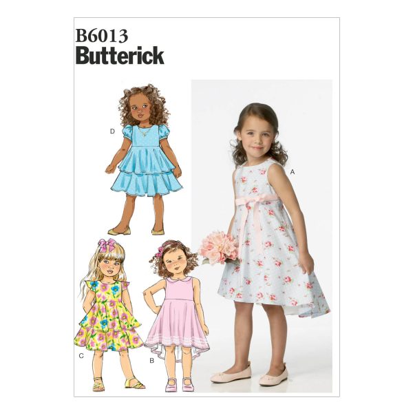 Butterick Sewing Pattern B6013 Children's/Girls' Dress